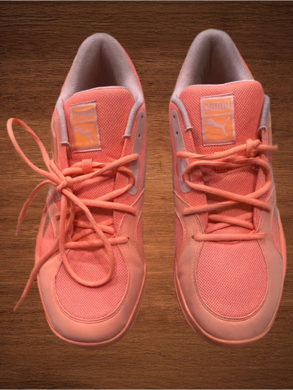 PUMA TRC BLAZE COURT BASKETBALL ORANGE MENS SNEAKERS SIZE 12. ATHLETIC  SHOES.